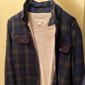 Vintage Havana Fur Lined Flannel